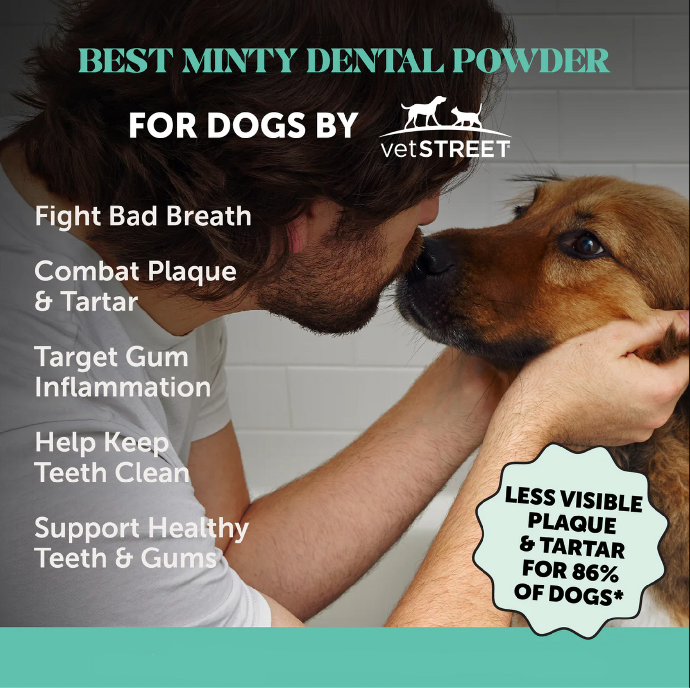 Asolla Fresh Breath Powder — Natural Dental Support for Small & Senior Dogs